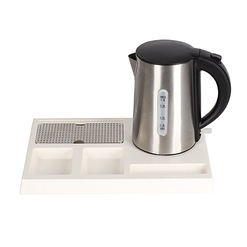 ถาดจัดชุดกาแฟ แบบหลุม ติดหัว Heater-2