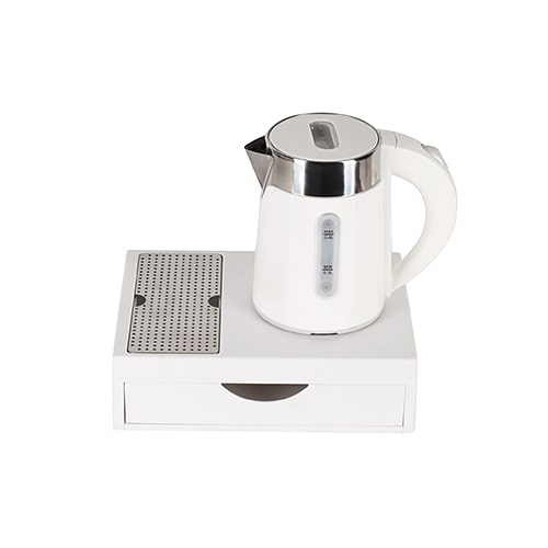 ถาดจัดชุดกาแฟ แบบถาดลิ้นชัก 2 ชั้น ติดหัว Heater-2
