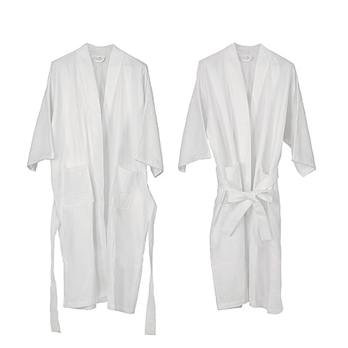 เสื้อคลุมอาบน้ำ ผ้ารังผึ้งหนานุ่ม-2
