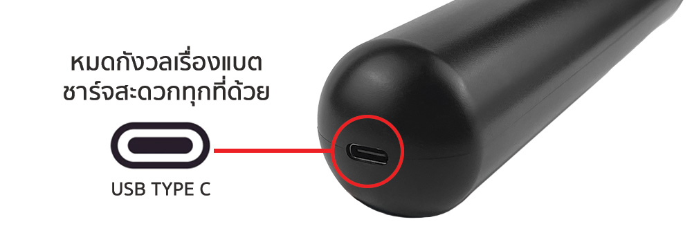 ไฟฉาย LED ติดผนัง ชาร์จไฟได้
