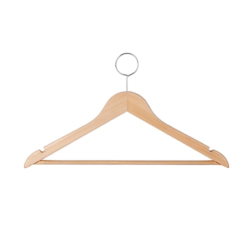 ไม้แขวนเสื้อมาตราฐาน หัวห่วงกลม-2