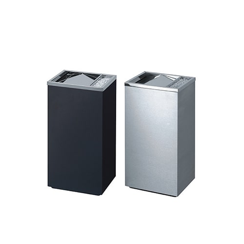 ถังขยะเหลี่ยม มีที่เขี่ยบุหรี่