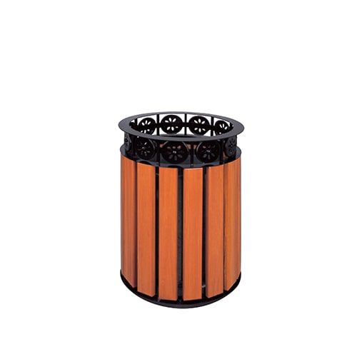 ถังขยะพื้นที่ส่วนกลาง กลมเดี่ยว