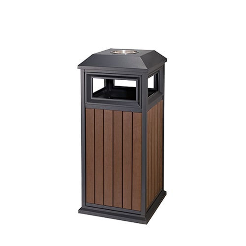 ถังขยะพื้นที่ส่วนกลาง เหลี่ยมเดี่ยว