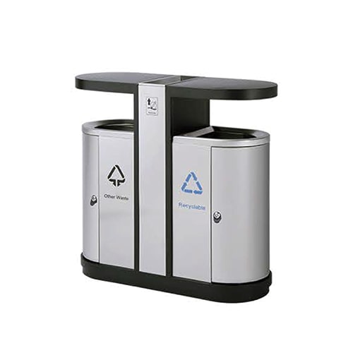 ถังขยะแยกประเภท 2 ช่อง