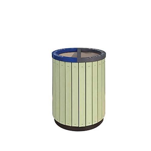 ถังขยะพื้นที่ส่วนกลาง กลม 2 ช่อง