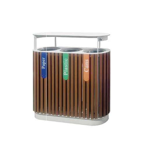 ถังขยะแยกประเภท 3 ช่อง