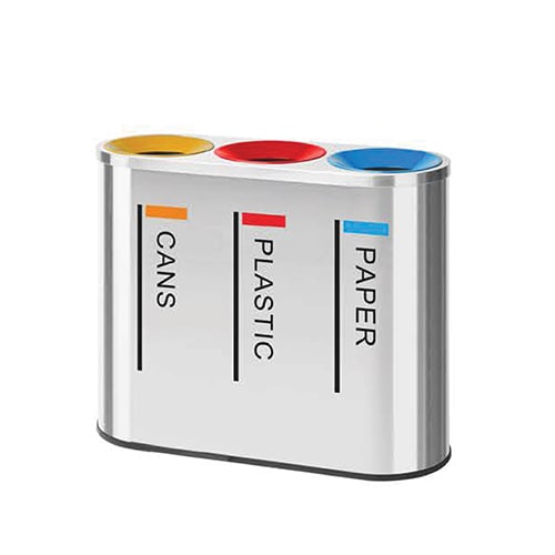 ถังขยะแยกประเภท 3 ช่อง