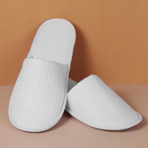 สลิปเปอร์แบบซักได้ ผ้ารังผึ้งหัวปิด-3